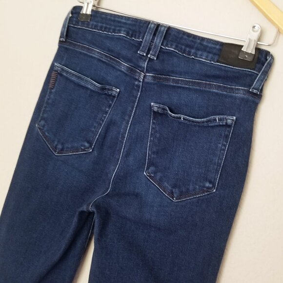 Paige Emmie Ankle High Rise Button Front Skinny Jeans in Model Denim 27 $249 - Picture 10 of 16